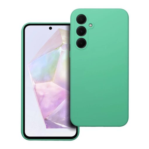 Samsung A35 5G készülékhez szilikon tok 2 mm menta