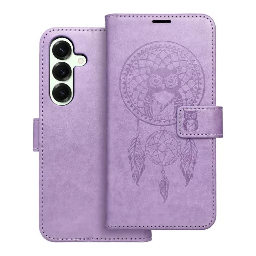 MEZZO Dreamcatcher könyvtok Samsung S25 készülékhez lila