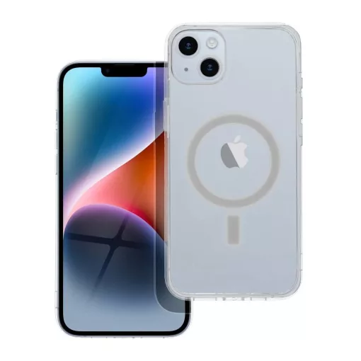 iPhone 14 PLUS készülékhez Clear Mag Cover tok (STR / CAMERA PROTECTION) MagSafe-kompatibilis átlátszó