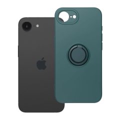   Silicone Ring tok iPhone 16e (SE 4 2025) és iPhone 17e készülékhez, zöld