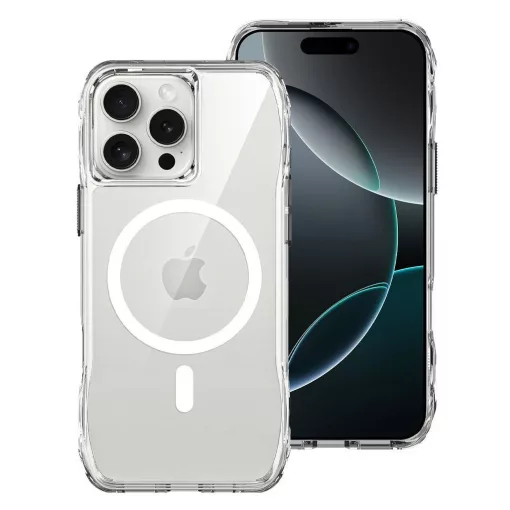 ROAR case SLIM DEFENDER MagSafe-kompatibilis tok iPhone 17 készülékhez, átlátszó