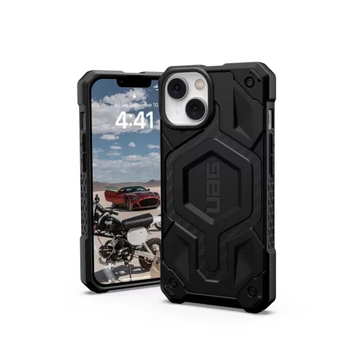 UAG Urban Armor Gear MONARCH tok iPhone 14 Plus készülékhez MagSafe-kompatibilis szénszálas