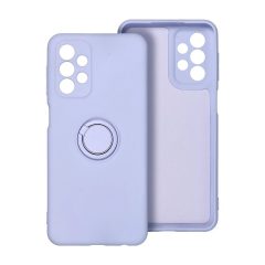   Samsung S25 EDGE készülékhez Silicone Ring szilikon tok lila