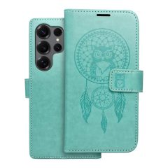   MEZZO könyvtok Samsung S25 Ultra készülékhez dreamcatcher zöld