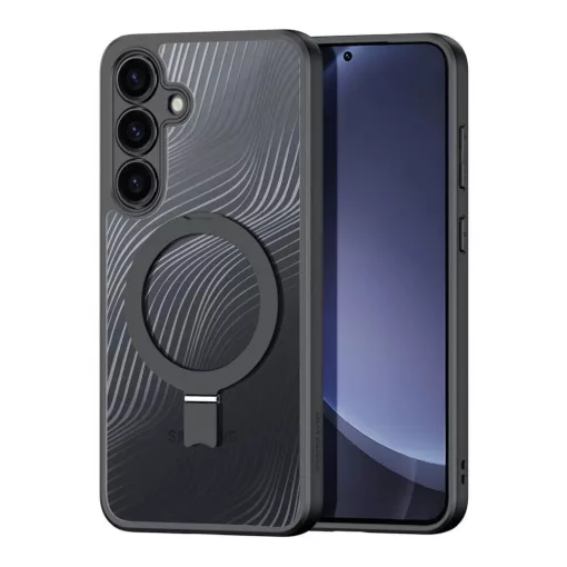 DUX DUCIS AIMO MAG MagSafe-kompatibilis tok Samsung S25 készülékhez, fekete