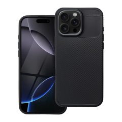 iPhone 16 PRO MAX készülékhez Carbon Premium tok fekete