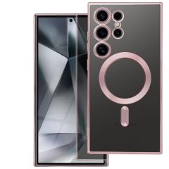   Samsung S25 EDGE készülékhez Electro Mag Cover tok MagSafe-kompatibilis rózsaarany