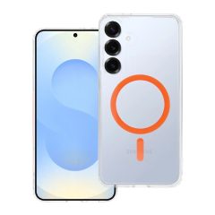   Samsung S25 PLUS készülékhez Drop Glue Colorful Ring Mag Cover MagSafe-kompatibilis tok narancssárga