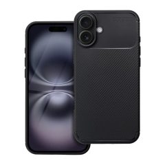 iPhone 16 PLUS készülékhez Carbon Premium tok fekete