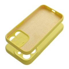 iPhone 16 PLUS készülékhez szilikon tok 2 mm sárga