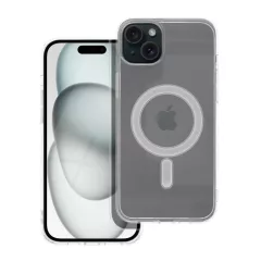   iPhone 15 PLUS készülékhez Clear Mag Cover tok (STR), MagSafe-kompatibilis, átlátszó