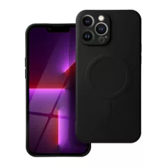   SILICONE MAG COVER MagSafe-kompatibilis tok iPhone 13 Pro Max készülékhez fekete