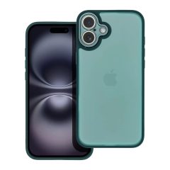 VARIETE tok iPhone 16 Plus készülékhez sötétzöld