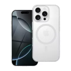   iPhone 13 PRO MAX készülékhez tok Drop Glue Colorful Ring Mag Cover MagSafe-kompatibilis fehér