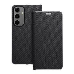 LUNA Book Carbon tok Samsung S24 FE készülékhez fekete