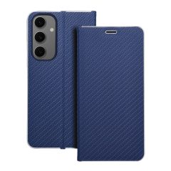   LUNA Book Carbon tok Samsung Galaxy S24 FE készülékhez kék