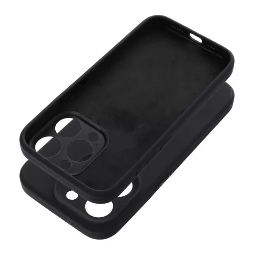 iPhone 16 PLUS készülékhez 2mm szilikon tok, fekete