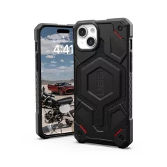   UAG Urban Armor Gear MONARCH PRO MagSafe-kompatibilis tok iPhone 15 Plus készülékhez Kevlar fekete