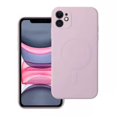   Silicone Mag Cover MagSafe-kompatibilis tok iPhone 11 készülékhez rózsaszín