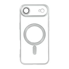   Electro Mag Cover tok iPhone 17 AIR készülékhez, MagSafe-kompatibilis, ezüst