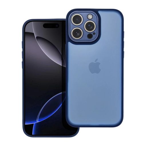 VARIETE tok iPhone 16 Pro Max készülékhez tengerészkék