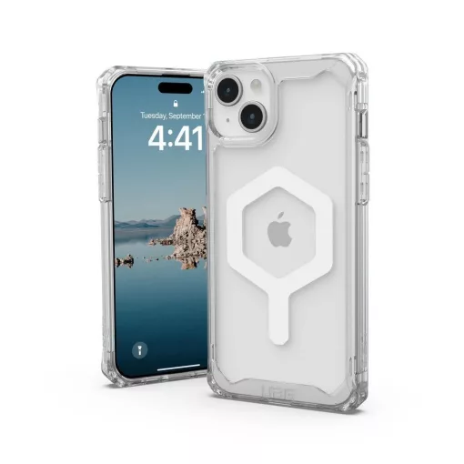 UAG PLYO MagSafe-kompatibilis tok iPhone 15 Plus készülékhez jégfehér