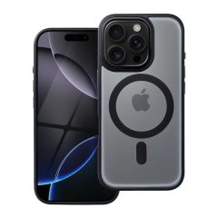   Matte Mag Cover MagSafe-kompatibilis tok iPhone 16 PRO készülékhez, fekete