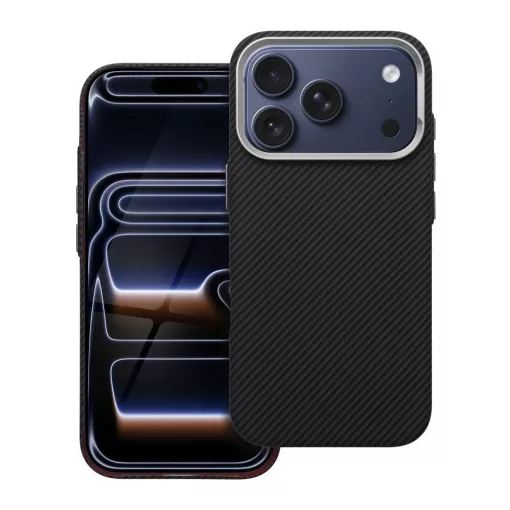 AIR Kevlar tok iPhone 17 készülékhez, MagSafe kompatibilis, fekete