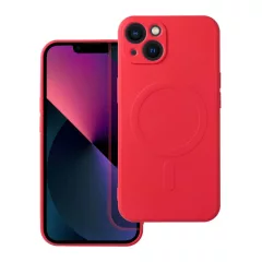   SILICONE MAG COVER MagSafe-kompatibilis tok iPhone 13 készülékhez piros