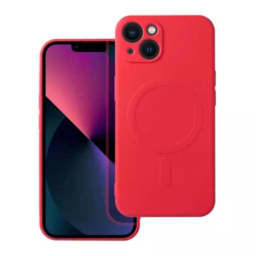 SILICONE MAG COVER MagSafe-kompatibilis tok iPhone 13 készülékhez piros
