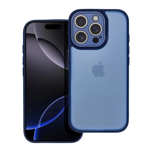 VARIETE tok iPhone 16 Pro készülékhez tengerészkék
