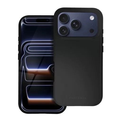 ROAR case RAINBOW BUMPER MagSafe-kompatibilis tok iPhone 17 készülékhez fekete