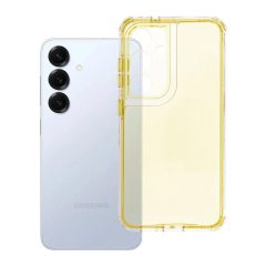 Samsung S25 készülékhez Matrix Clear tok sárga
