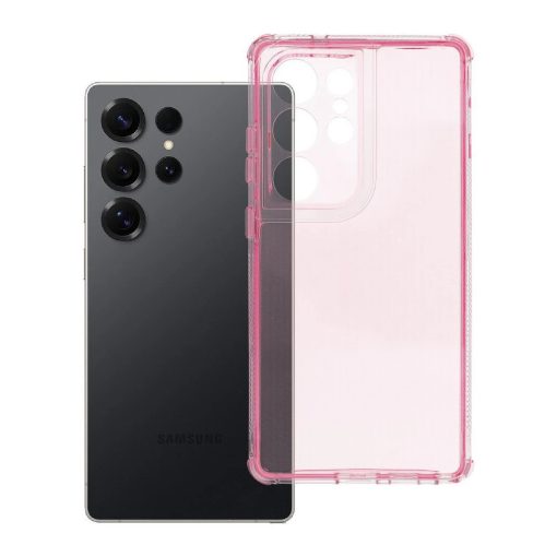 Matrix Clear tok Samsung S25 ULTRA készülékhez púderrózsaszín