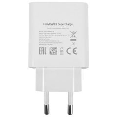   Huawei AP81 HW-050450E00 fehér gyári hálózati gyors töltőfej (SuperCharge) 5A 22,5W