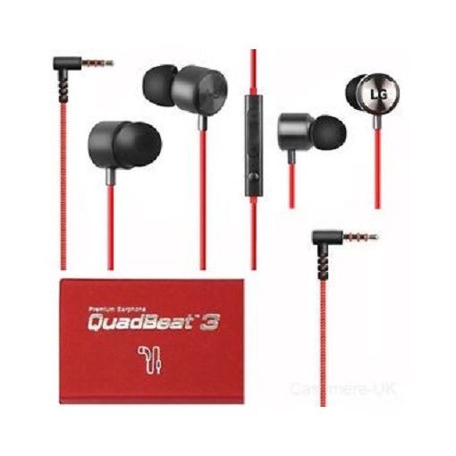 LG LE630 EAB63728202 QuadBeat 3 vezetékes gyári Stereo Headset fekete