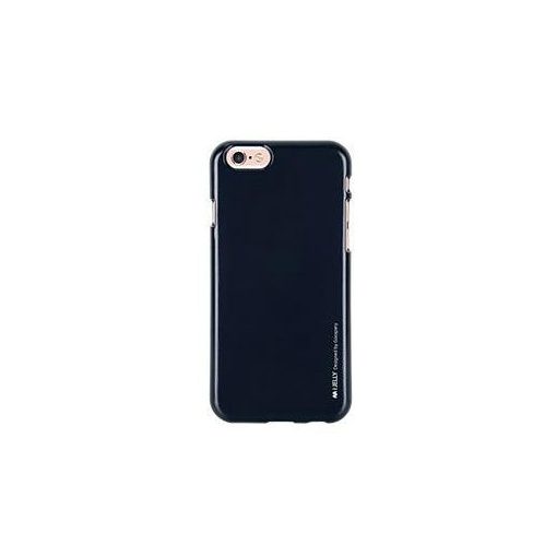 Mercury iJelly Apple iPhone XS Max (6.5) fémhatású matt szilikon hátlapvédő fekete