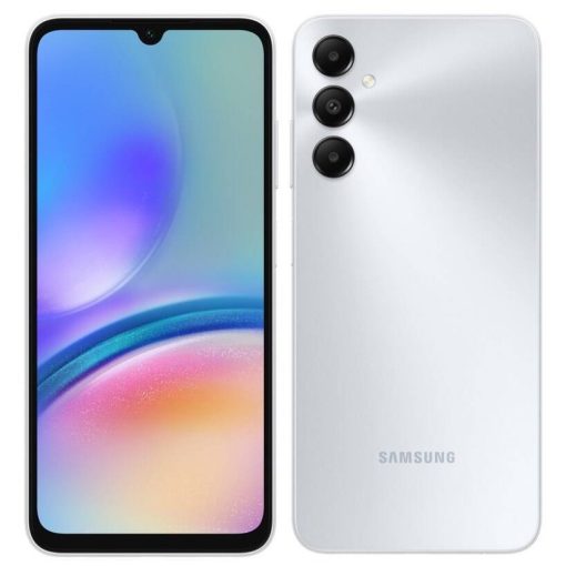 Samsung A057 Galaxy A05s (2023) 4/64GB Dual SIM kártyafüggetlen érintős mobiltelefon, ezüst