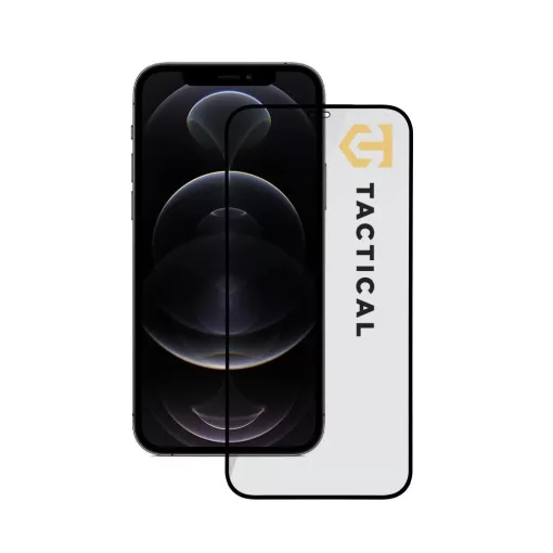 Tactical Glass Shield 5D Apple iPhone 12 Pro Max készülékhez fekete