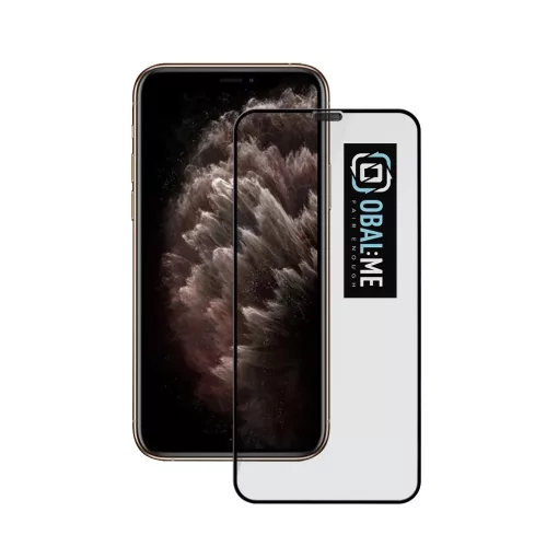 OBAL:ME 5D üvegkijelzővédő Apple iPhone 11 Pro/ XS/X készülékhez fekete