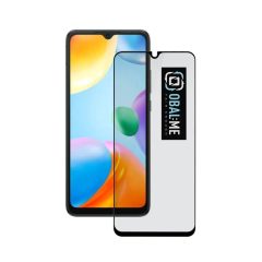   OBAL:ME 5D üveg kijelzővédő Xiaomi Redmi 10C készülékhez fekete
