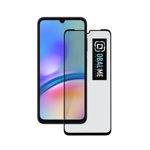 OBAL:ME 5D üveg kijelzővédő Samsung Galaxy A05s készülékhez fekete