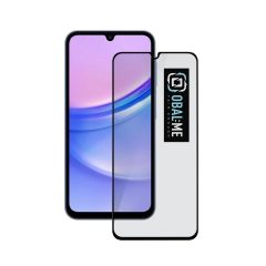   OBAL:ME 5D üvegkijelzővédő Samsung Galaxy A15 4G/5G készülékhez fekete