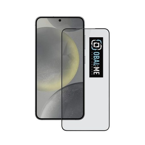 OBAL:ME 5D üveg kijelzővédő Samsung Galaxy S24/S25 készülékhez fekete