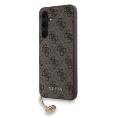   Guess 4G Charm tok Samsung Galaxy A35 5G készülékhez barna