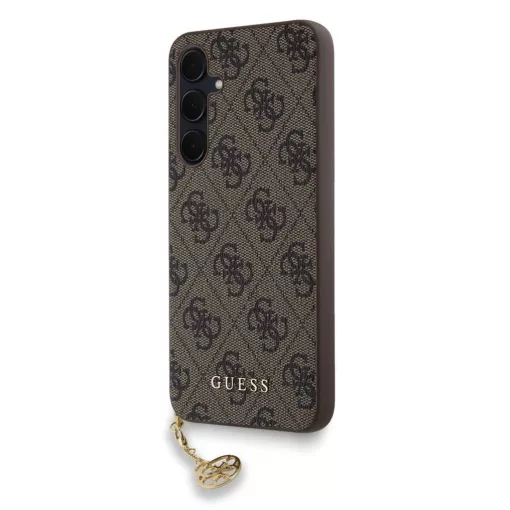 Guess 4G Charm tok Samsung Galaxy A35 5G készülékhez barna