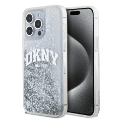   DKNY Liquid Glitter Arch Logo tok iPhone 15 Pro Max készülékhez átlátszó