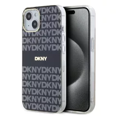   DKNY PC/TPU Repeat Pattern Tonal Stripe Magsafe tok iPhone 14 készülékhez fekete