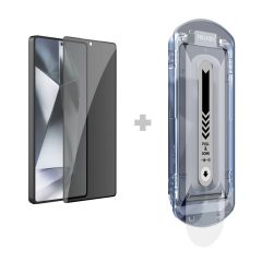   Nillkin Tempered Glass 0.25mm Guardian 2.5D kijelzővédő Samsung Galaxy S25 Ultra készülékhez fekete (applikátorral)