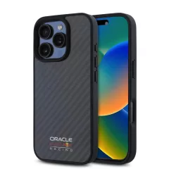   Red Bull Carbon Shiny Logo MagSafe tok iPhone 16 Pro Max készülékhez fekete